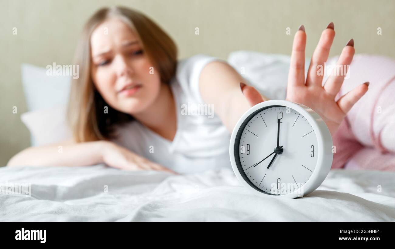 Wake up late hi-res stock photography and images - Alamy