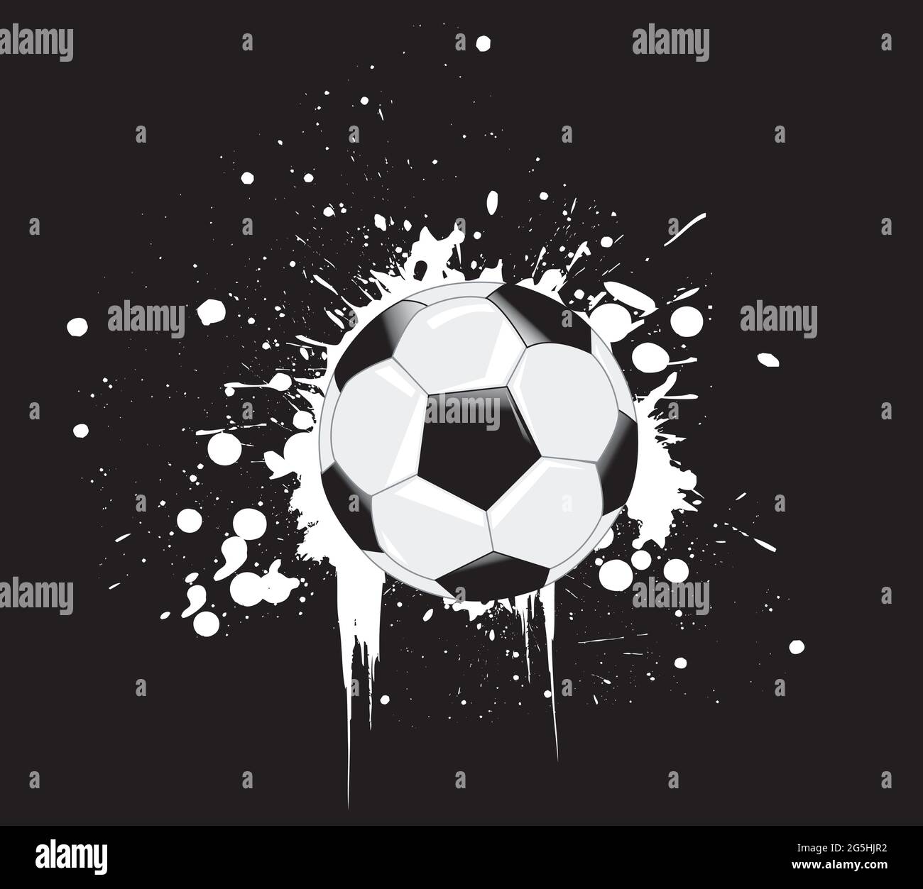 vector soccer ball illustration Stock Vector Image & Art - Alamy