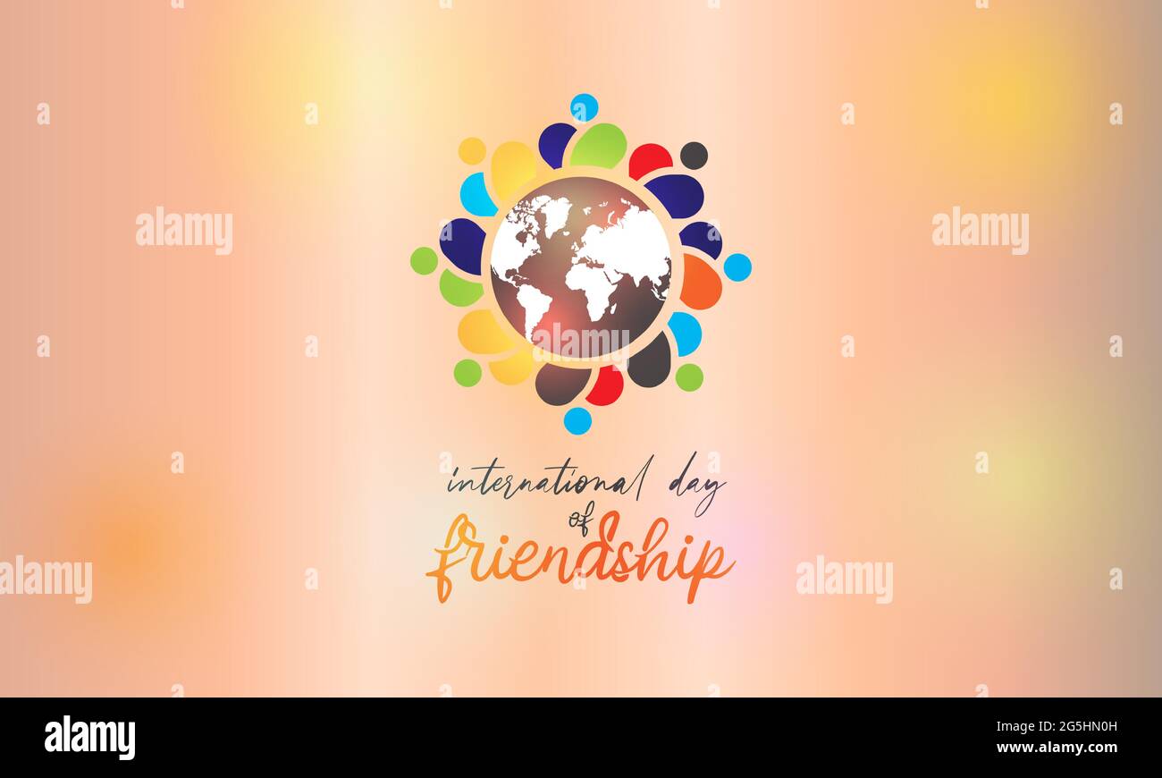 World Friendship Day banner Concept Observed on Every July 30