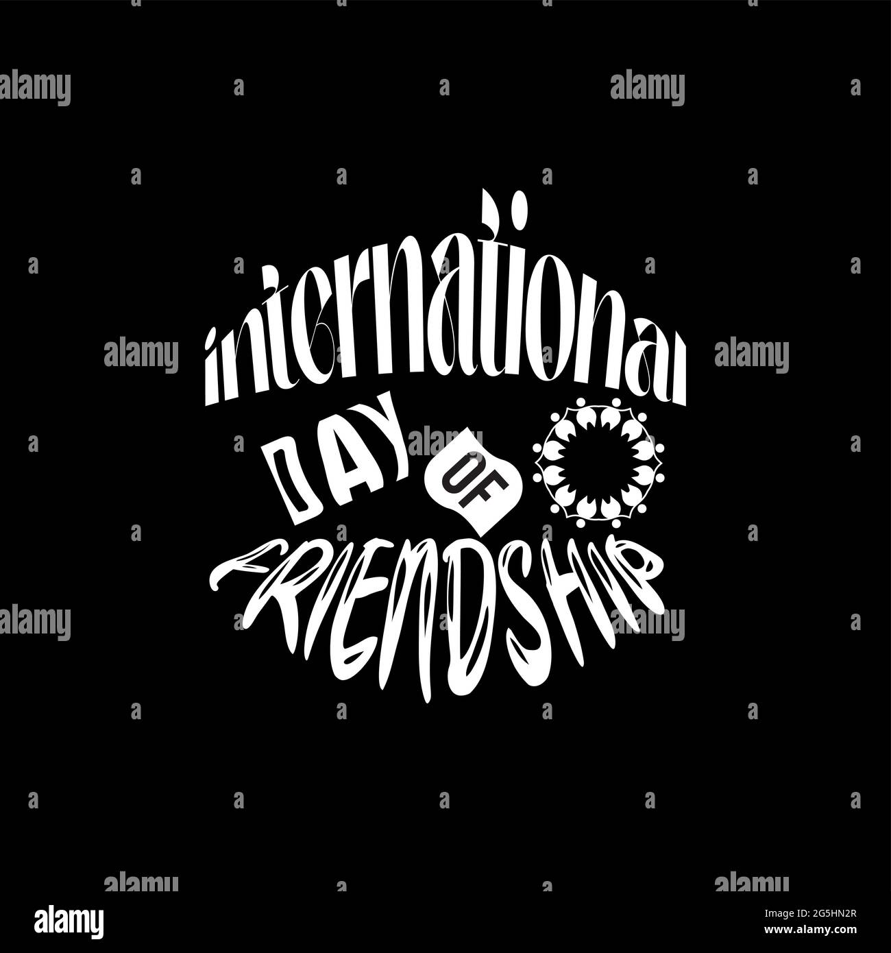 World Friendship Day banner Concept Observed on Every July 30
