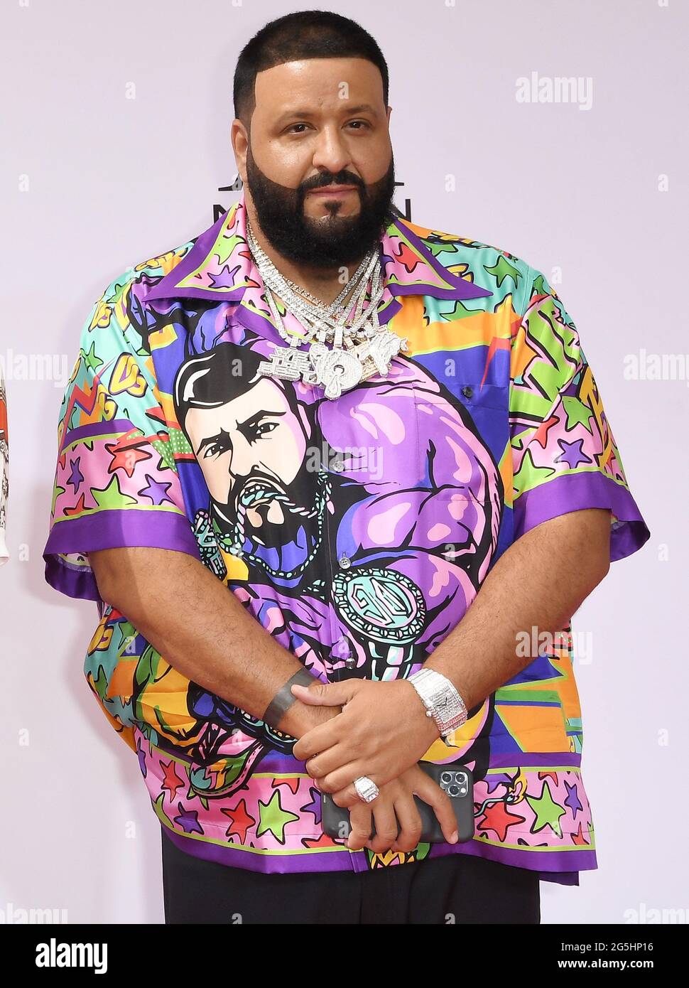 DJ Khaled arrives at the BET Awards 2021 held at the Microsoft Theater ...