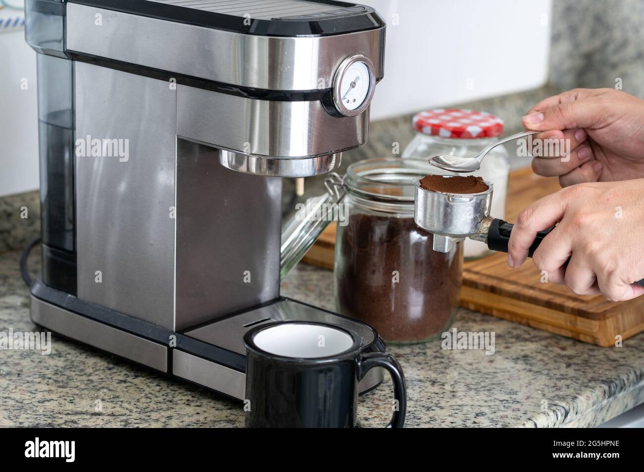 Espresso machine hi-res stock photography and images - Page 4 - Alamy