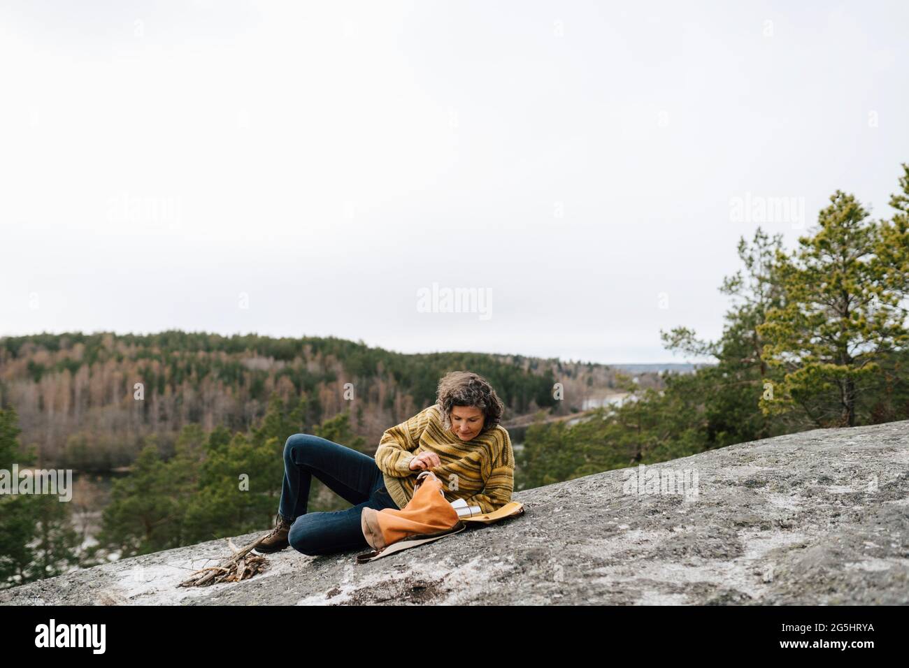Adult female hiker in hi-res stock photography and images - Alamy