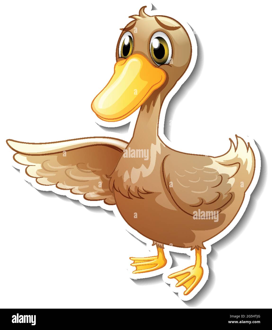 Duck cartoon hi-res stock photography and images - Alamy