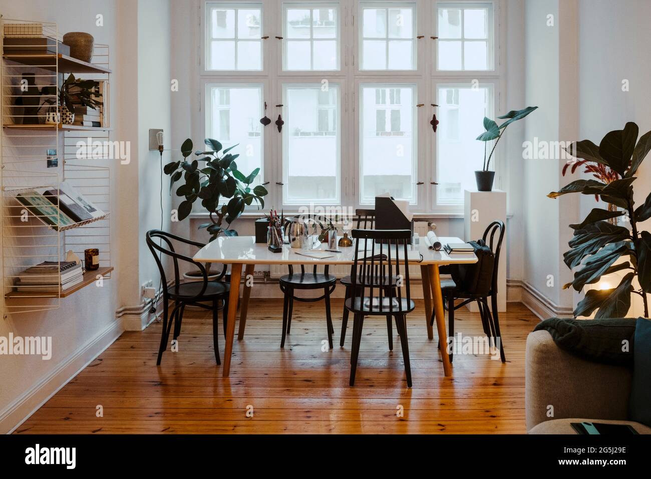 Interior of home office Stock Photo