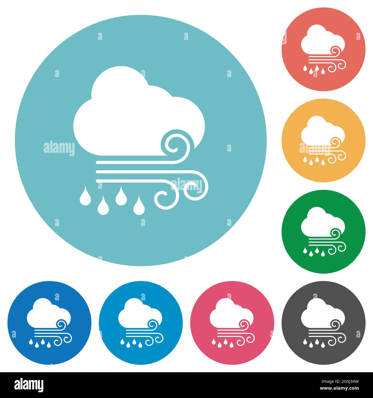 Windy rainy day Stock Vector Images - Alamy