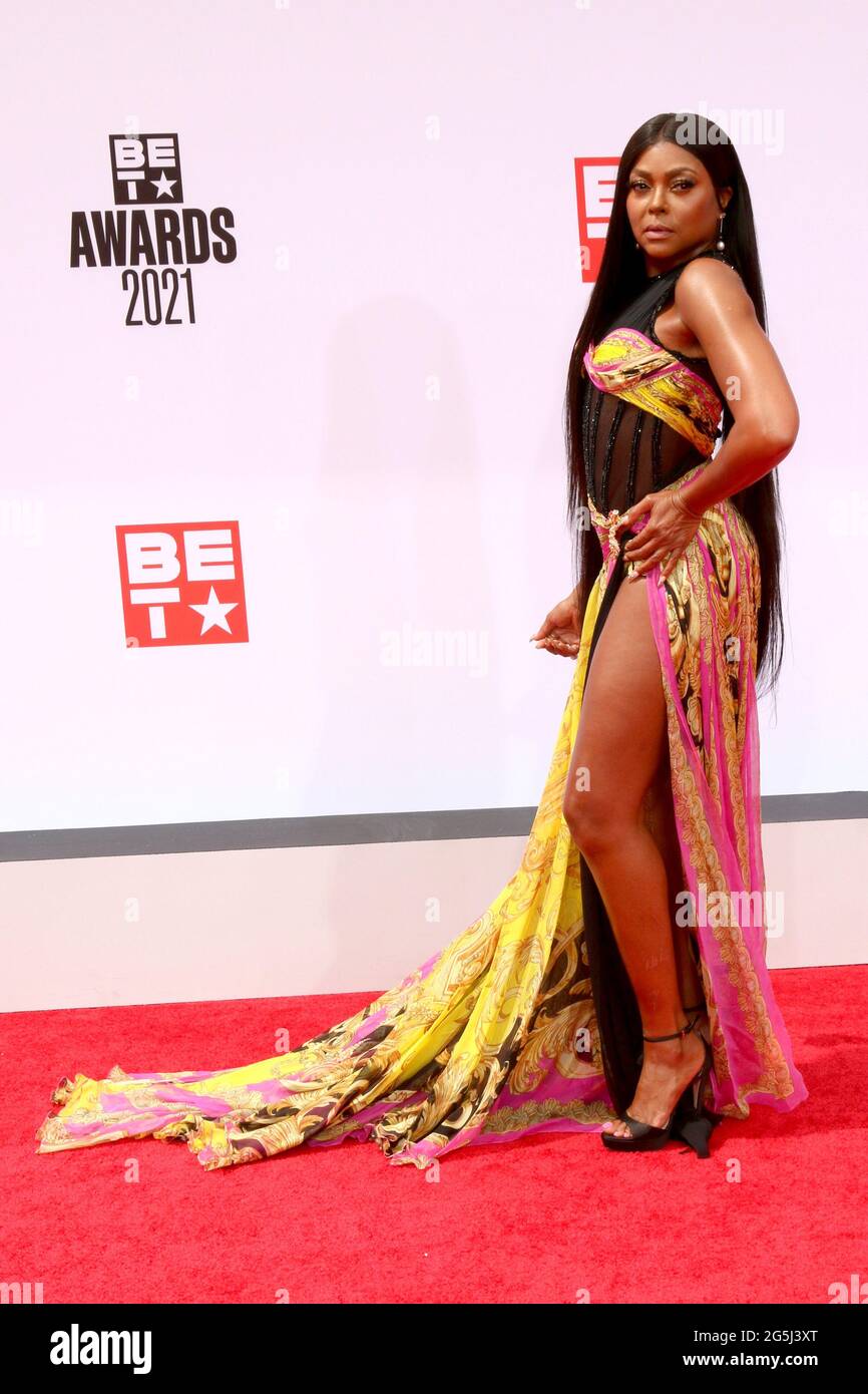 LOS ANGELES JUN 27 Taraji P Henson at the BET Awards 2021 Arrivals