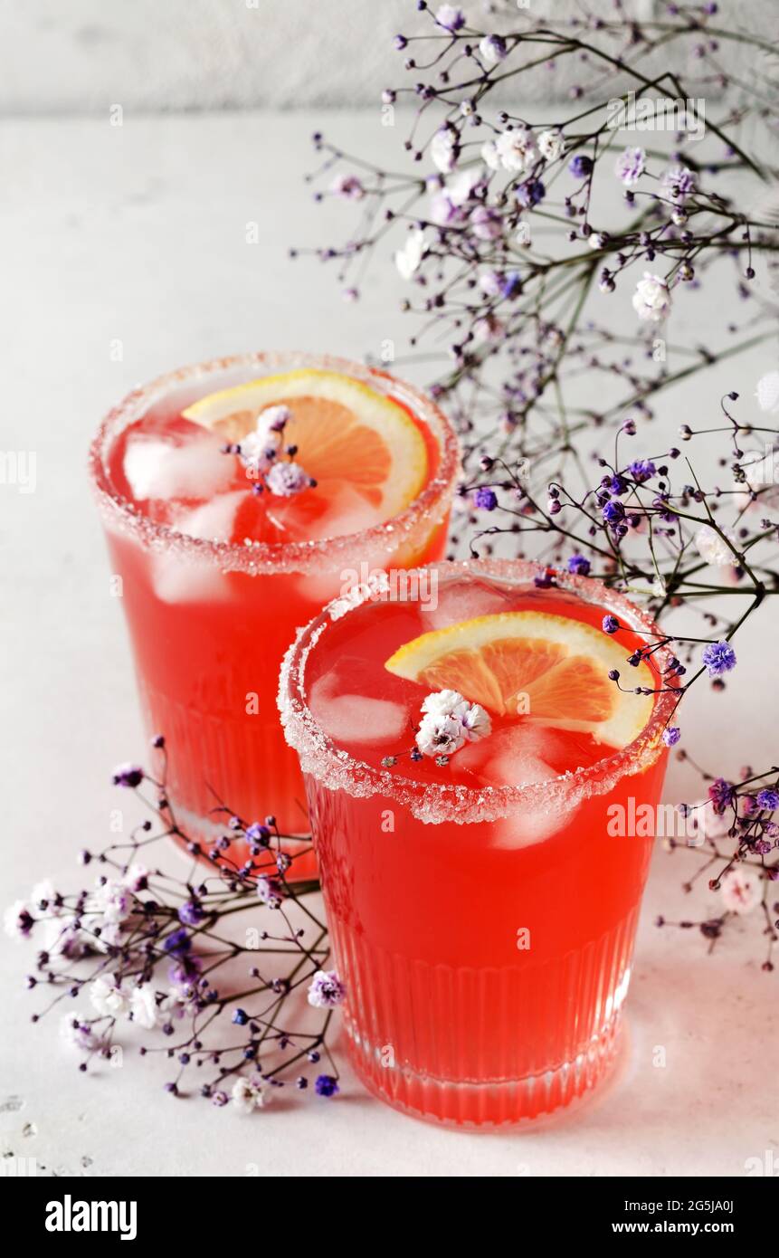 Grapefruit mojito hires stock photography and images Alamy