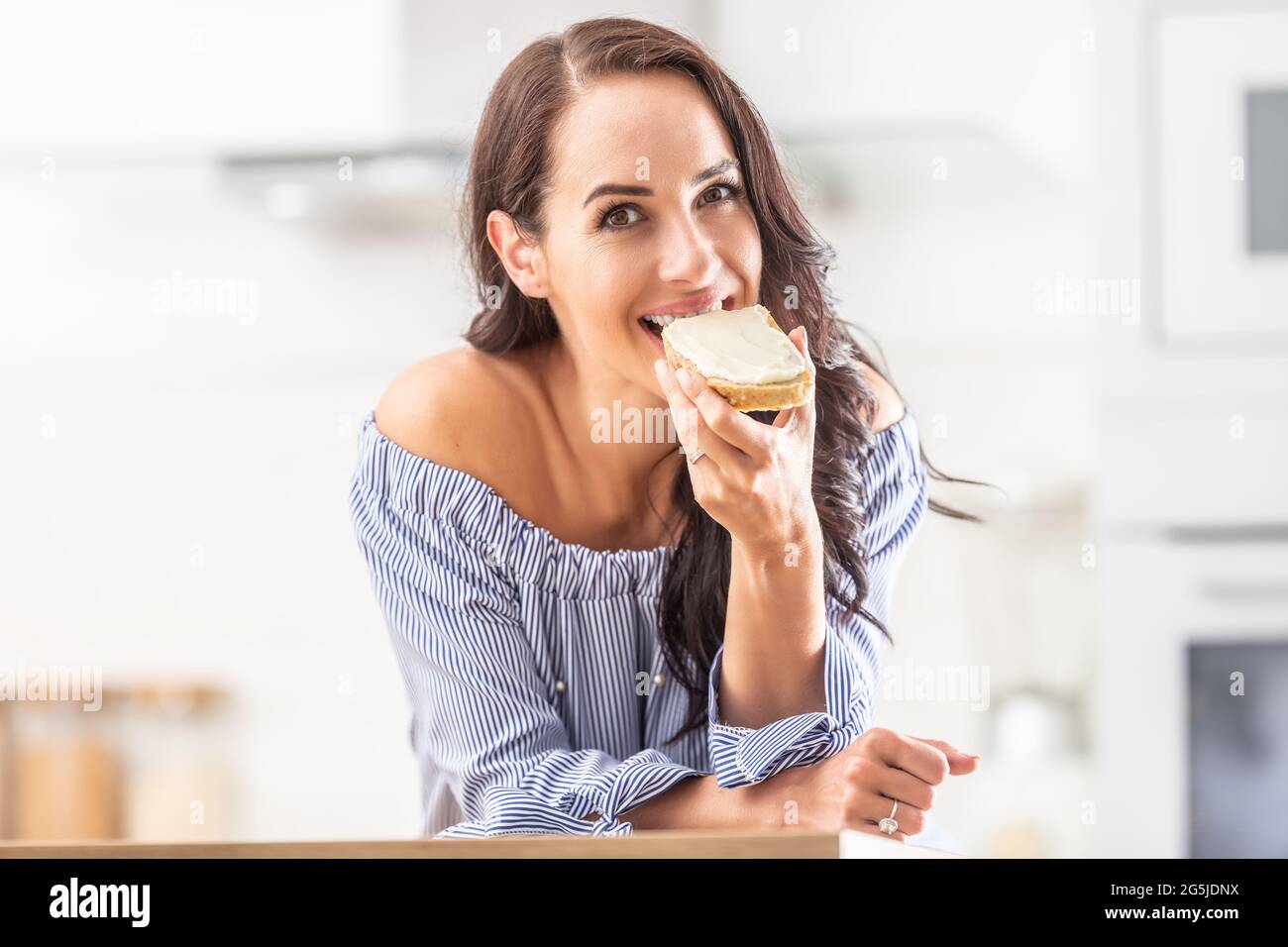 Spreading margarine hires stock photography and images Alamy