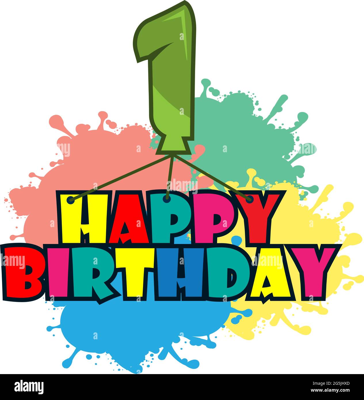 Number One Birthday Clip Art