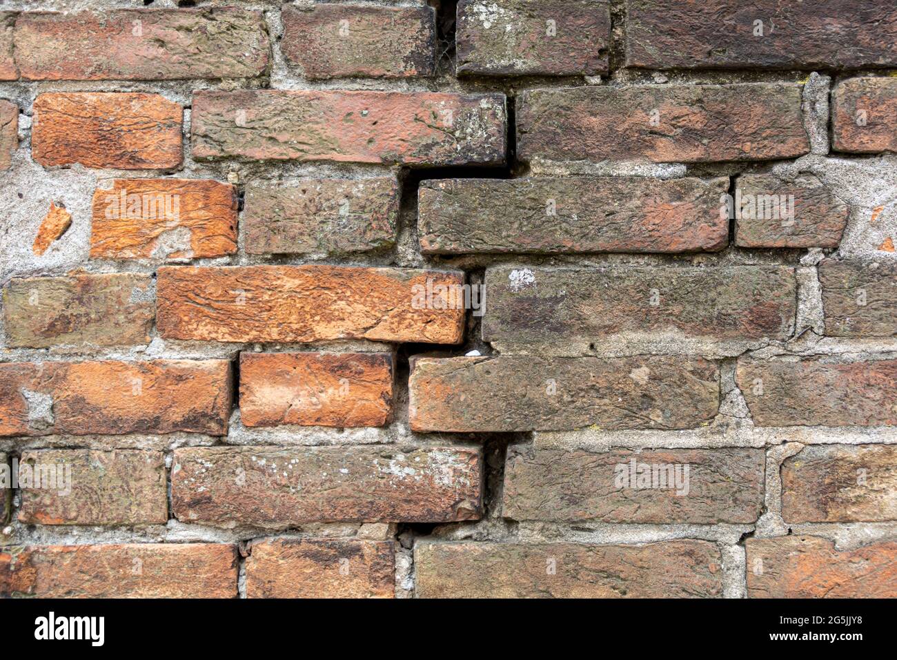 Old Brickwall in Venice, Italy Stock Photo
