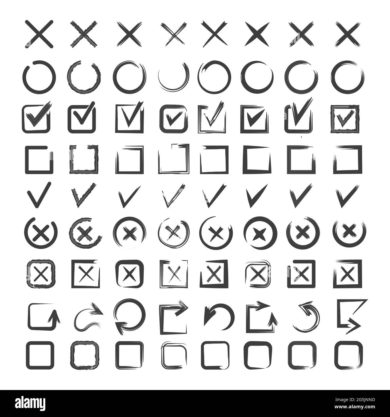 Check List Marks Stock Vector Image Art Alamy check-list-marks-stock-vector-image-art-alamy