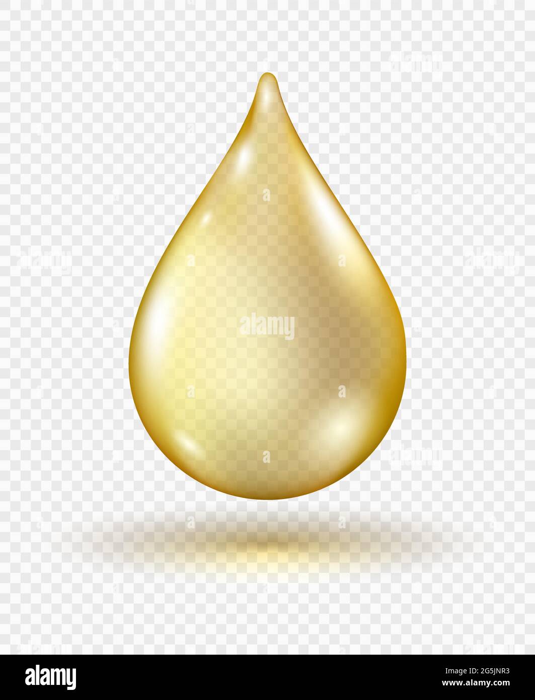 Vitamin gel droplet Stock Vector