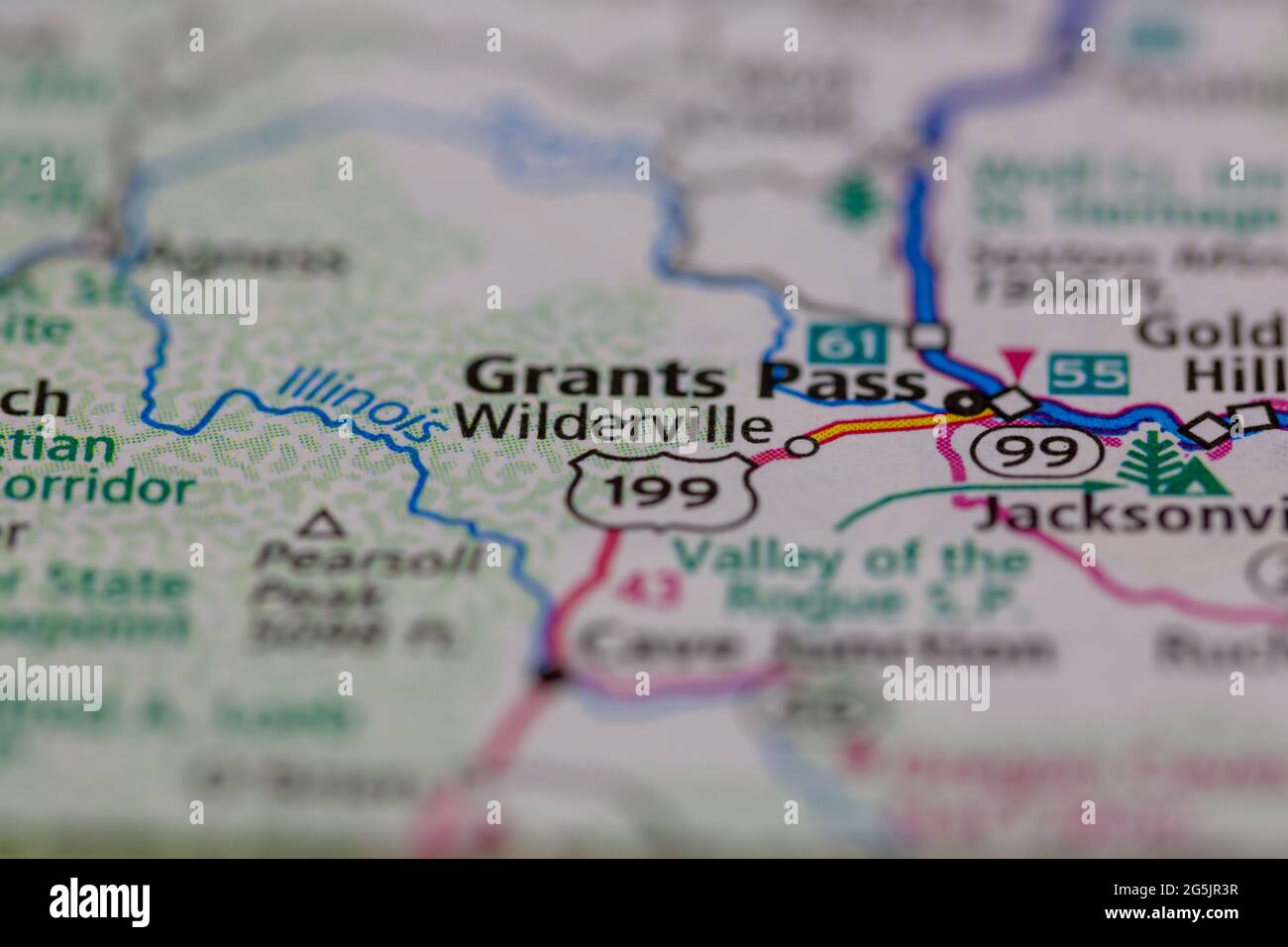 Map of wilderville oregon hires stock photography and images Alamy