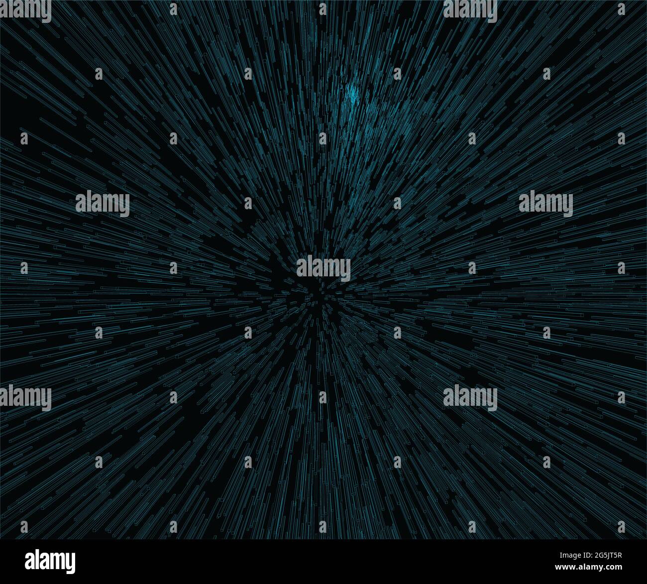 Background with acceleration effect. Blue geometric shapes on a dark ...