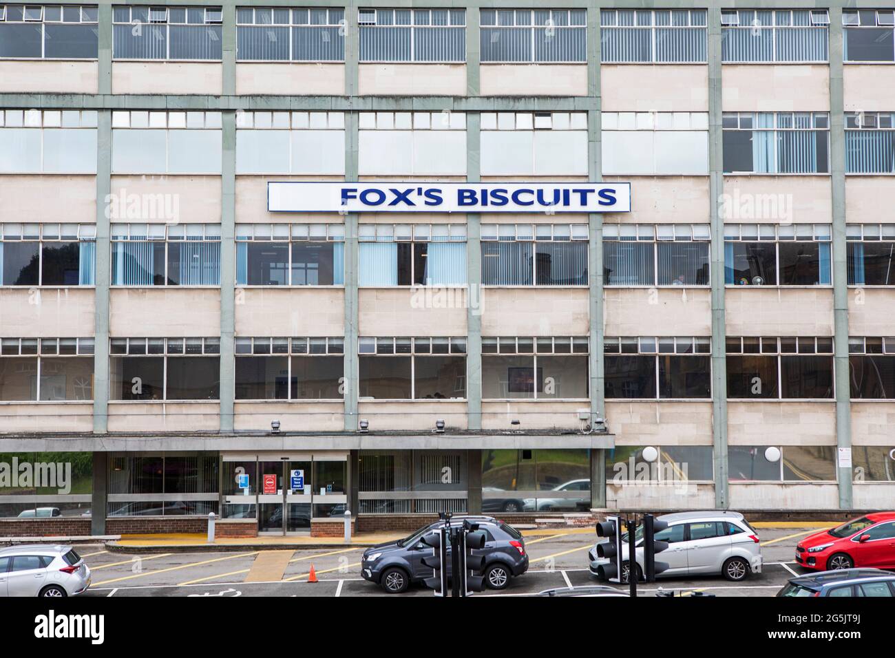 Fox's biscuit factory, Batley. Batley and Spen byelection 2021 Stock Photo Alamy