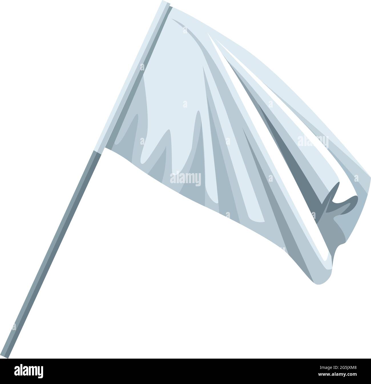 white flag waving Stock Vector Image & Art Alamy