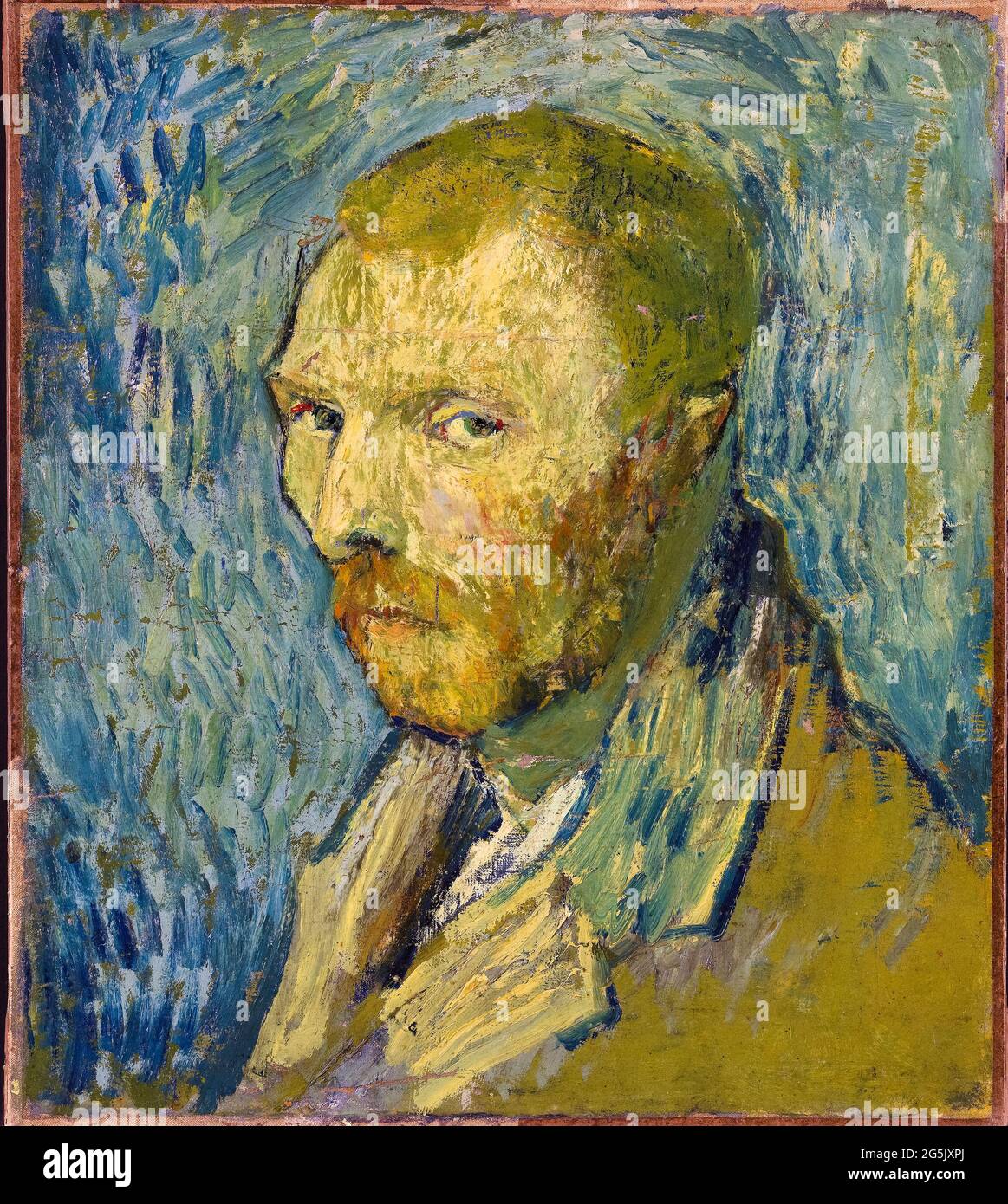 Vincent van Gogh (1853-1890), Self Portrait, painting, 1889 Stock Photo
