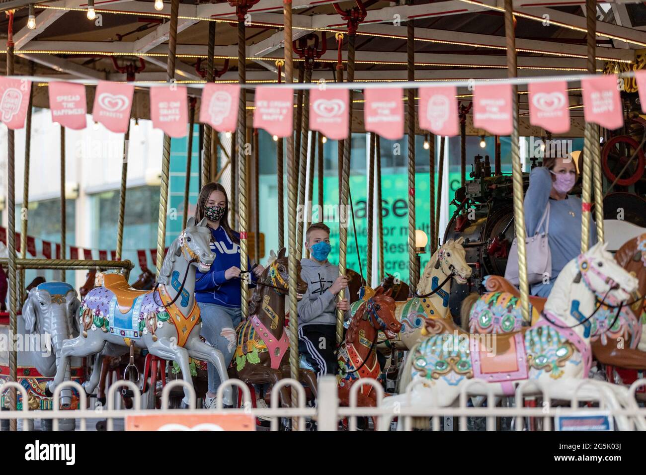 Canberra, Australia. 28th June, 2021. People wearing face masks are
