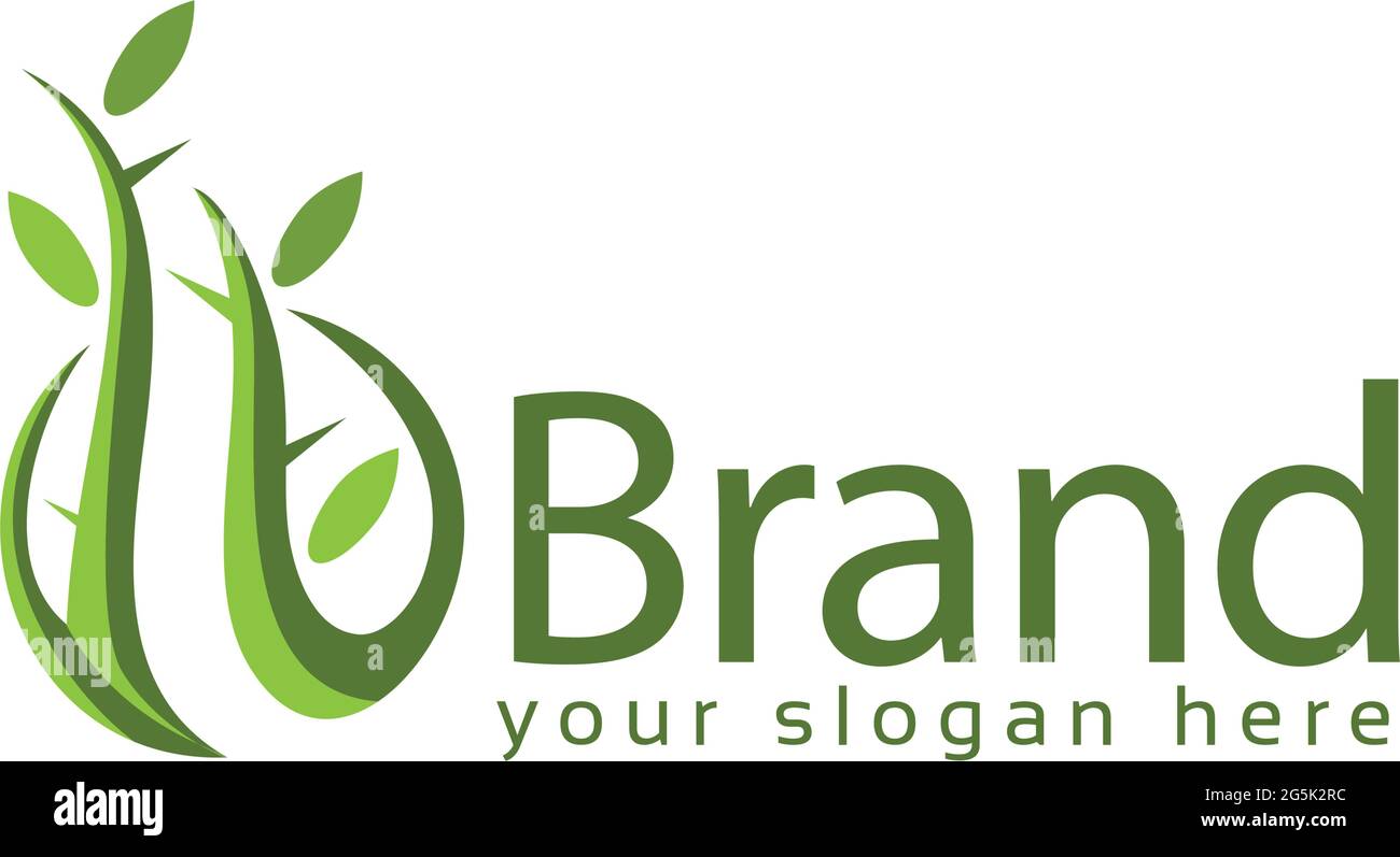 Circle Tree Logo, Vector Illustration on white background Stock Vector ...