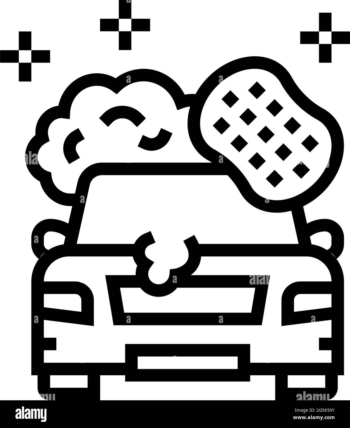 car washing line icon vector illustration Stock Vector Image & Art - Alamy