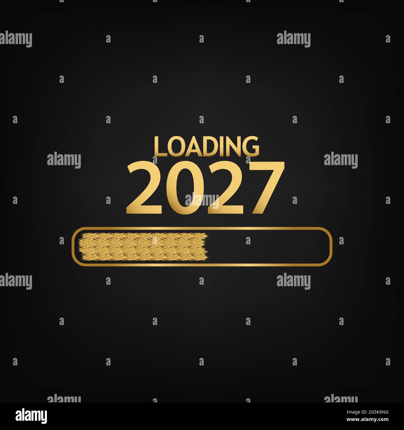 2027 Happy New Year Background for your Seasonal Flyers, banner, sticker, and Greetings Card. 2026 to 2027 Stock Vector