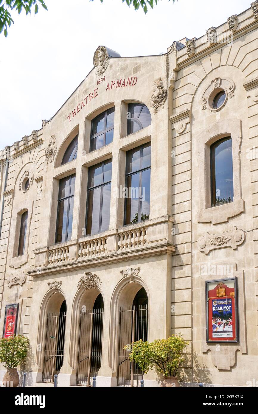 Theatre Armand - Armand theater, Salon de Provence, Bouches du Rhône, France Stock Photo