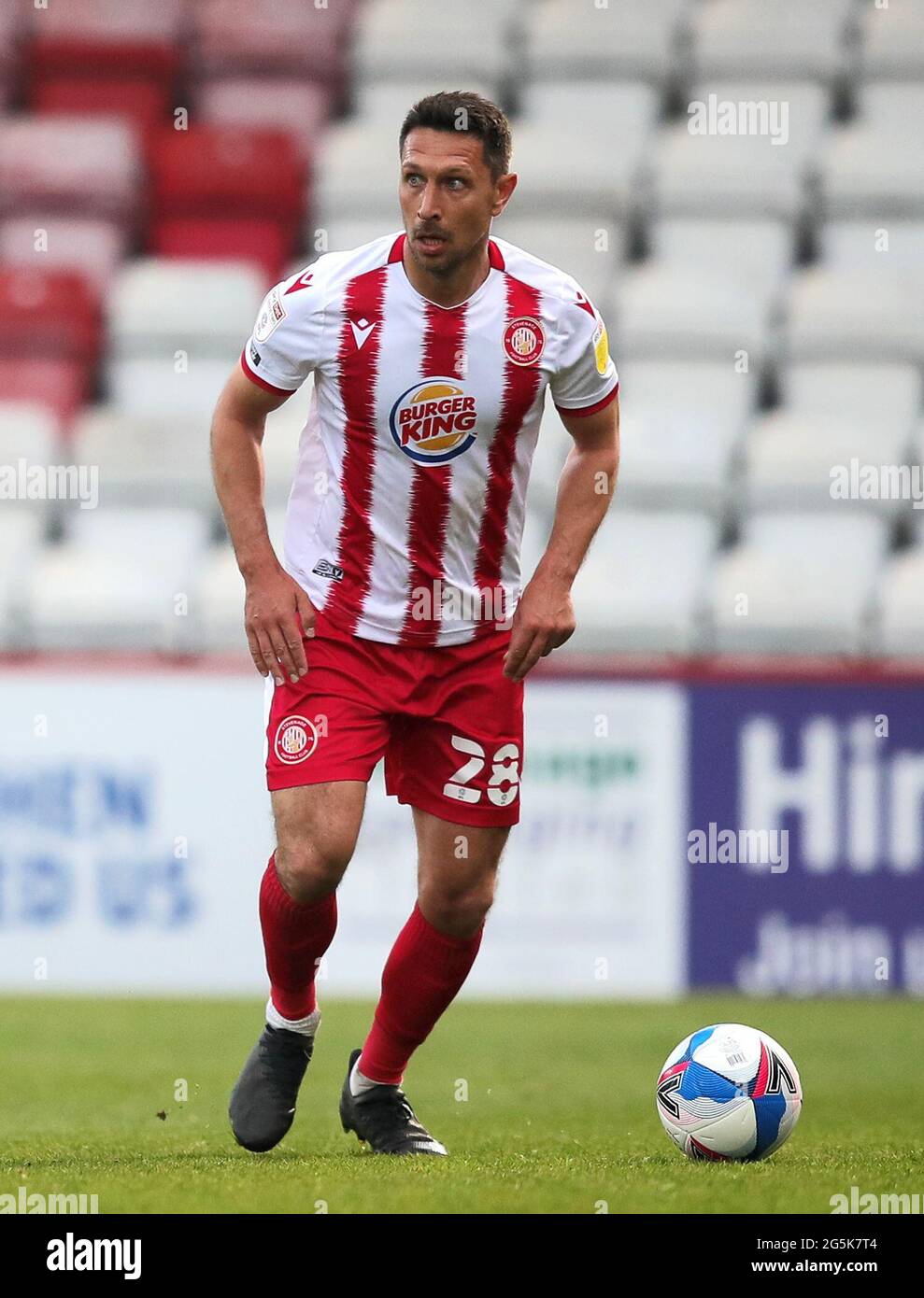 File photo dated 20-04-2021 of Stevenage's Tom Pett. Issue date: Monday June 28, 2021. Stock Photo