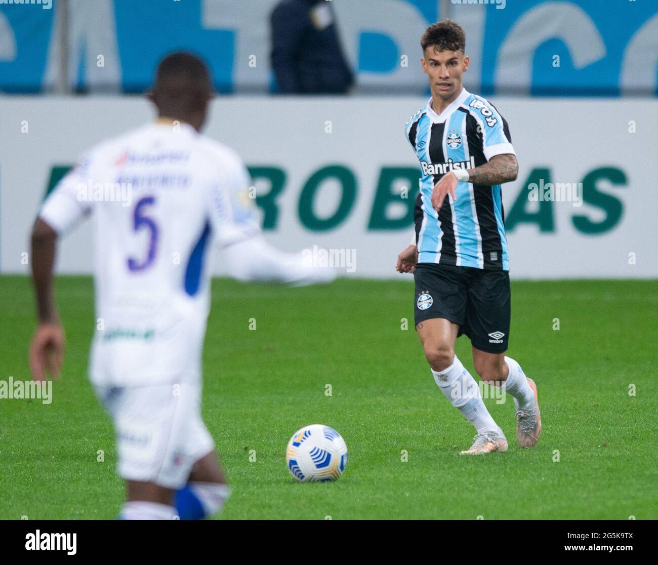 27nd June 2021; Arena do Gremio, Porto Alegre, Brazil; Brazilian Serie A, Gremio versus Fortaleza; Ferreirinha of Gremio Stock Photo