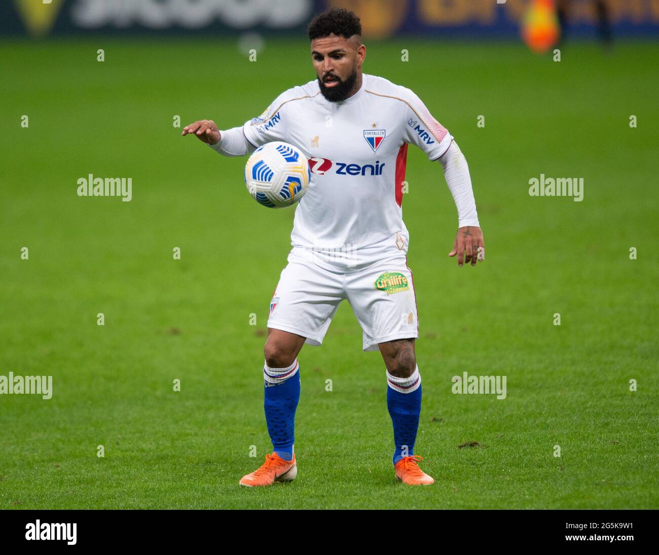 27nd June 2021; Arena do Gremio, Porto Alegre, Brazil; Brazilian Serie A, Gremio versus Fortaleza; Romarinho of Fortaleza Stock Photo