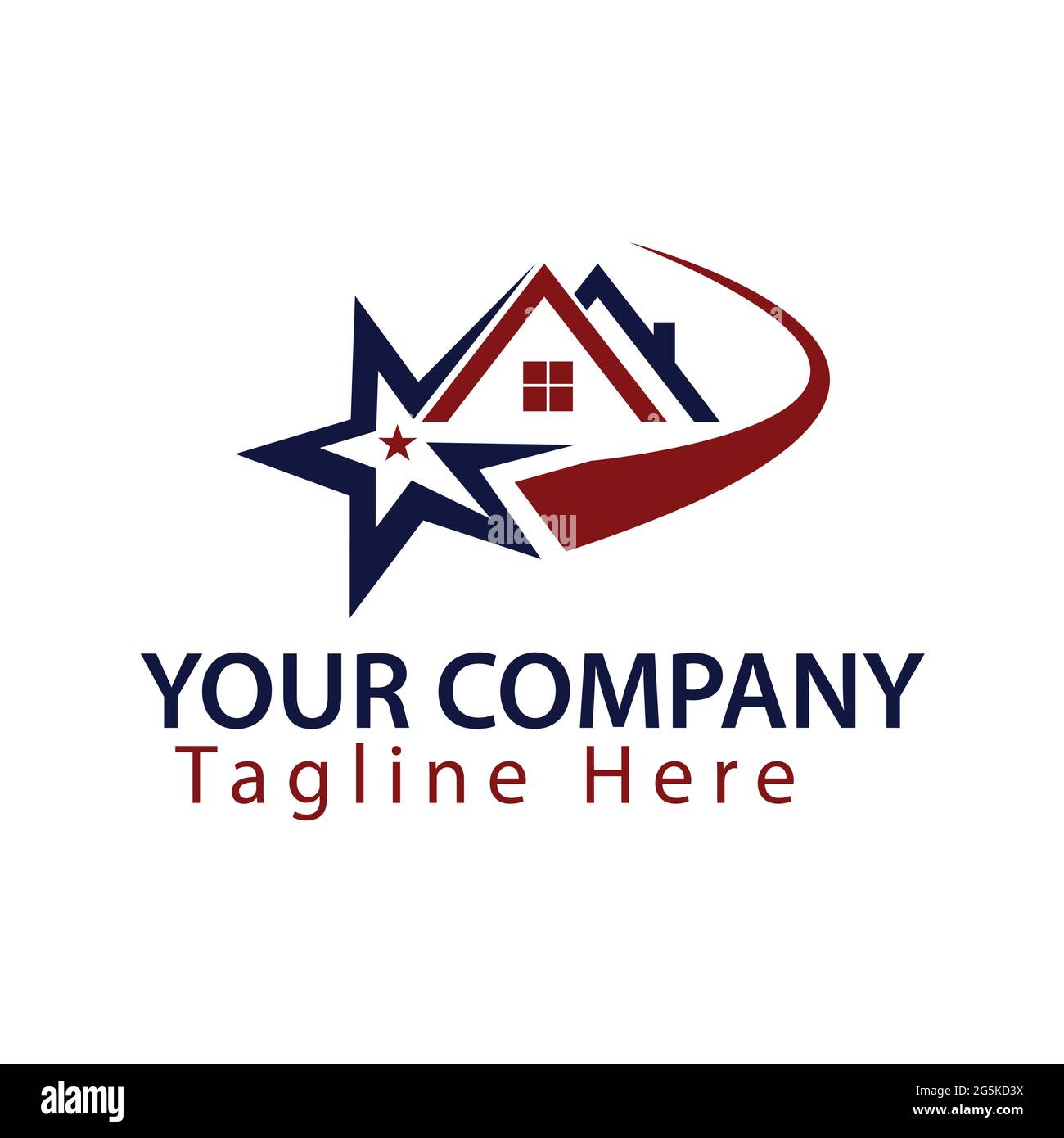 Star house stock logo vector. Abstract house logo. Vector Illustration ...