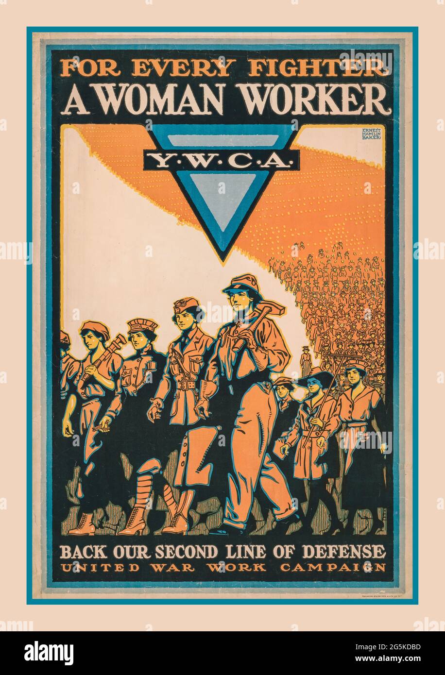 WA23 Vintage WWI Womens War Time Fund Raising British WW1 Poster Re-Print A4 