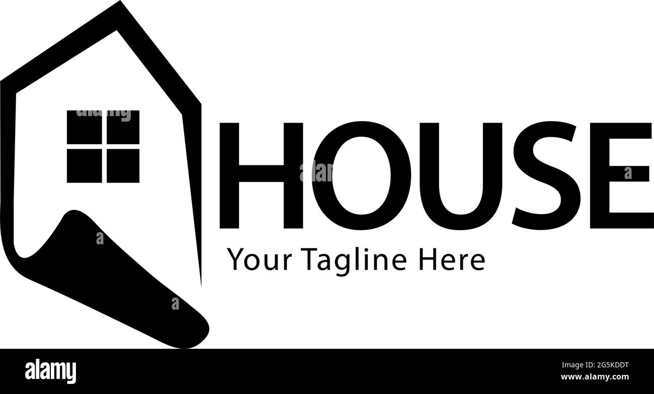 House stock logo template, flat design Stock Vector Image & Art - Alamy
