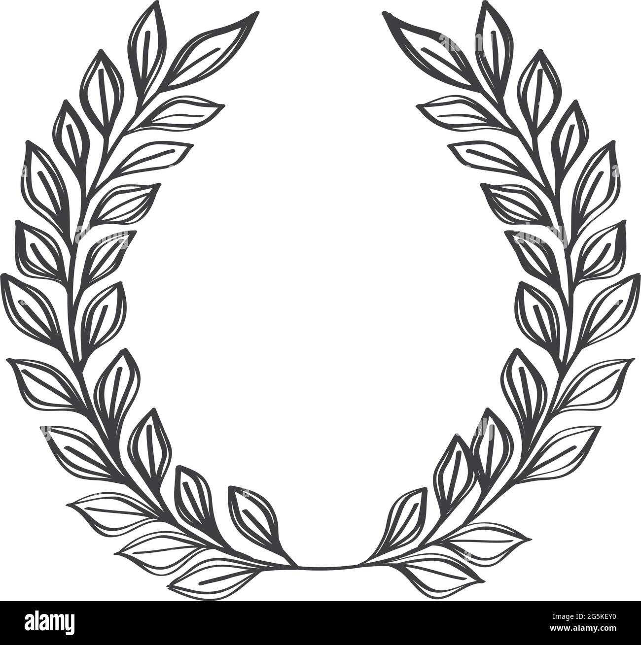 isolated laurel wreath Stock Vector Image & Art - Alamy
