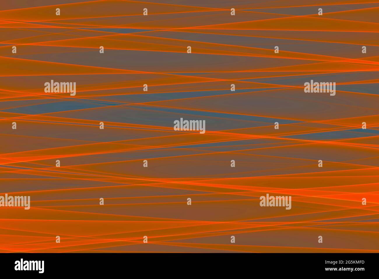 Abstract modern dynamic stylish orange and blue decorative pattern wave banner background. Stock Photo