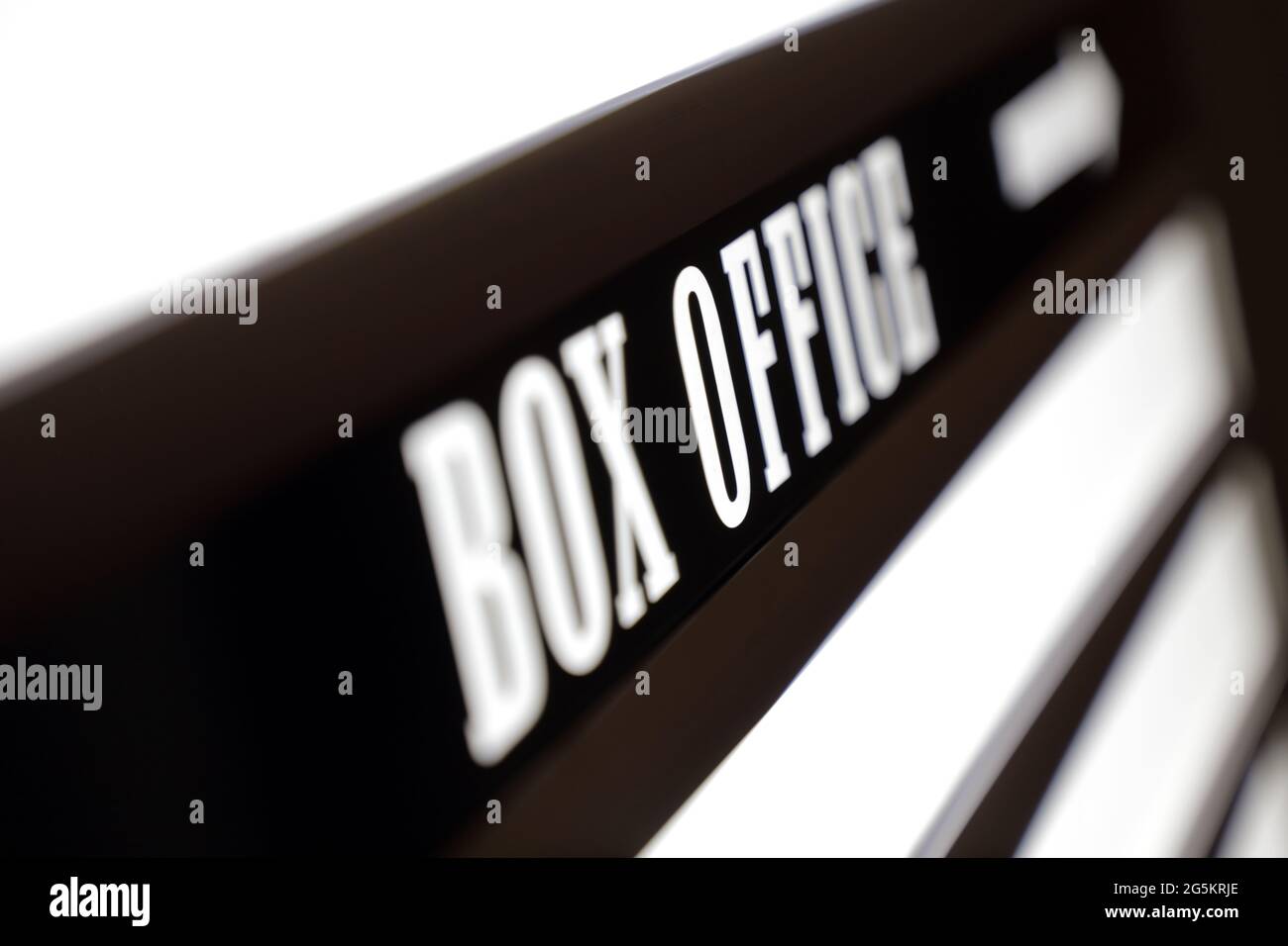Box office signage Stock Photo Alamy