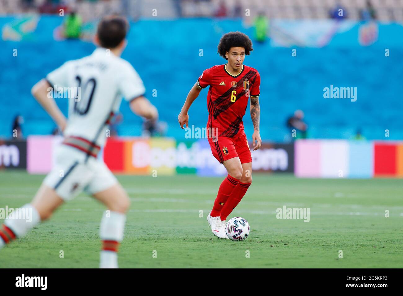 Axel Witsel of Belgium during the UEFA EURO 2020, Round of 16 football match between Belgium and Portugal on June 27, 2021 at La Cartuja stadium in Seville, Spain - Photo Joaquin Corchero / Spain DPPI / DPPI / LiveMedia Stock Photo