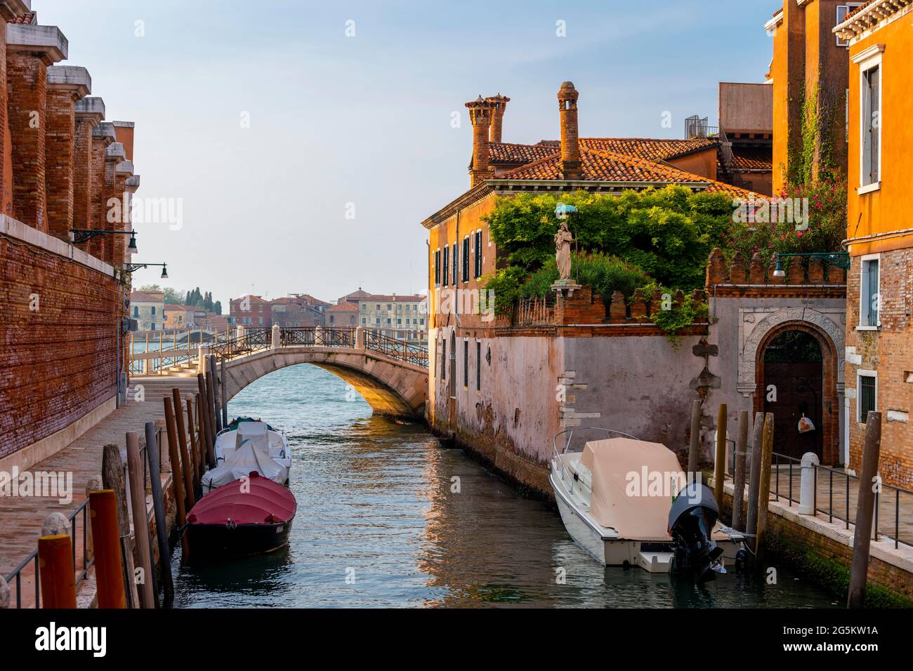 Canal, Venice, Veneto, Italy, Europe Stock Photo