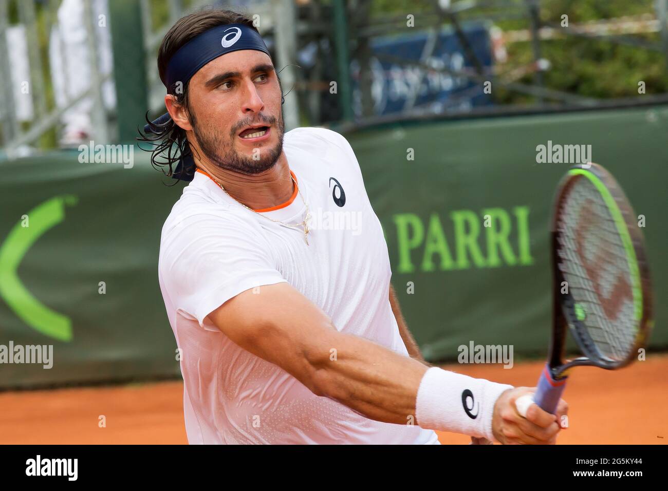 MORONI Gian Marco Italian tennis player during ATP Challenger Milano 2021,  Tennis Internationals, Milan, Italy, 27 - Photo .LiveMedia/Valerio Origo  Stock Photo - Alamy
