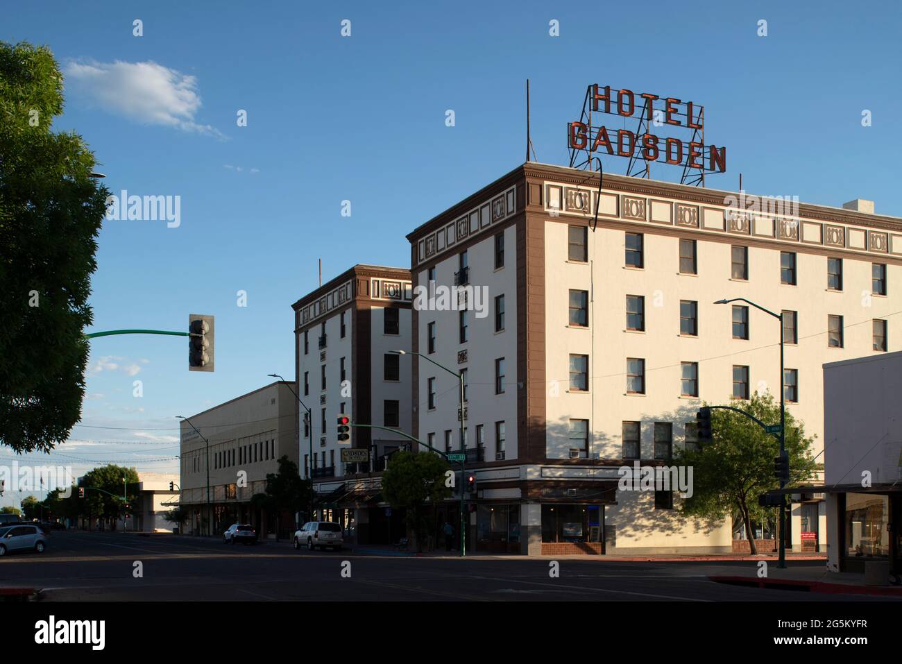 The historic Hotel Gadsden in the border town of Douglas, Arizona Stock Photo Alamy