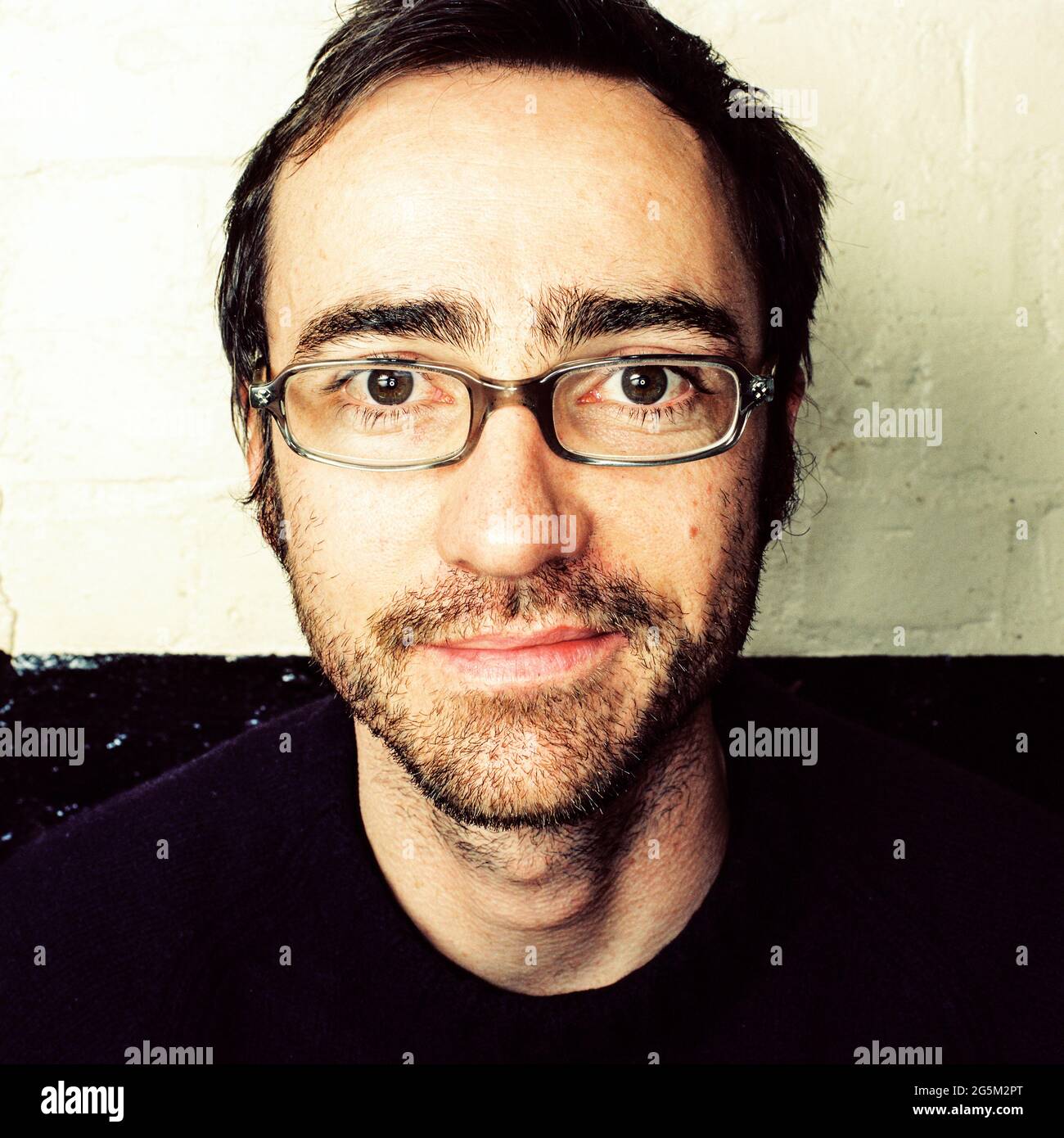 James Mercer musician and lead singer of The Shins, photographed backstage at the Borderline
