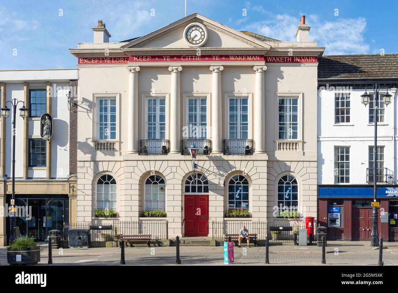 Ripon Town Hall, Market Place, Ripon, North Yorkshire, England, United Kingdom Stock Photo