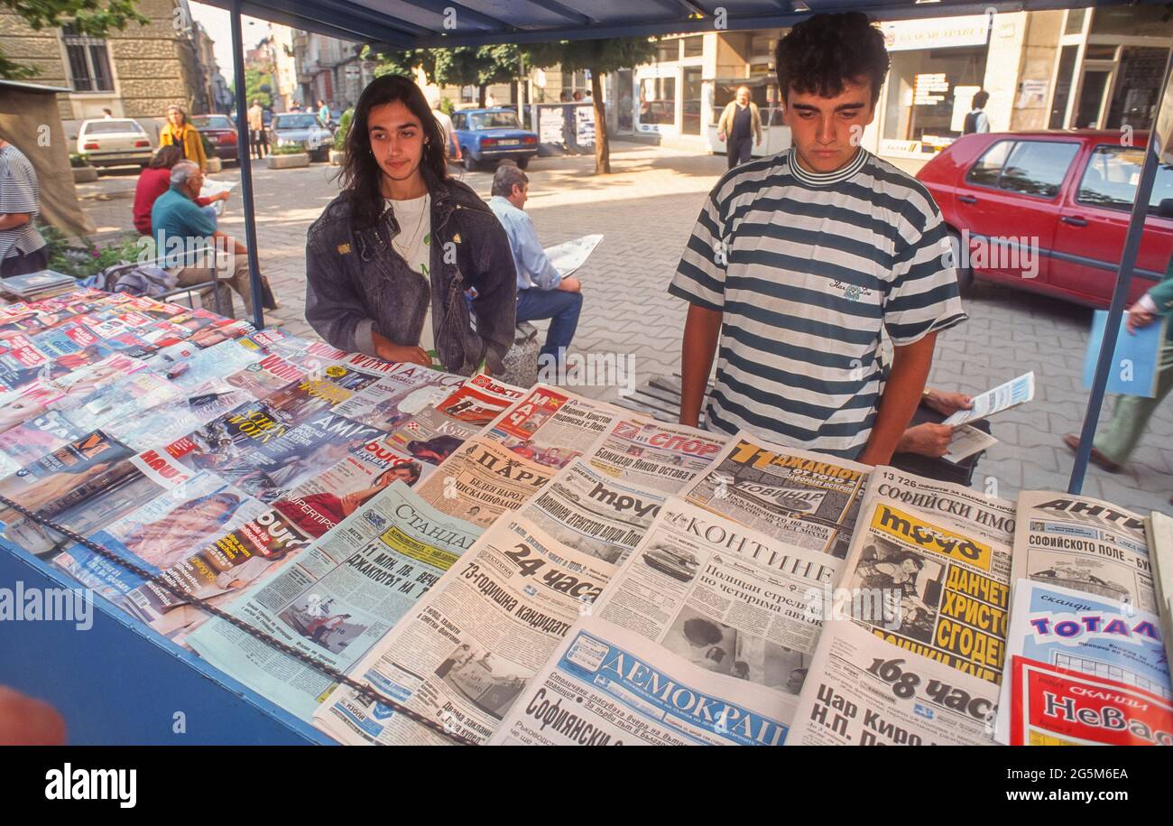 Newspaper vendor eastern europe hi-res stock photography and images - Alamy