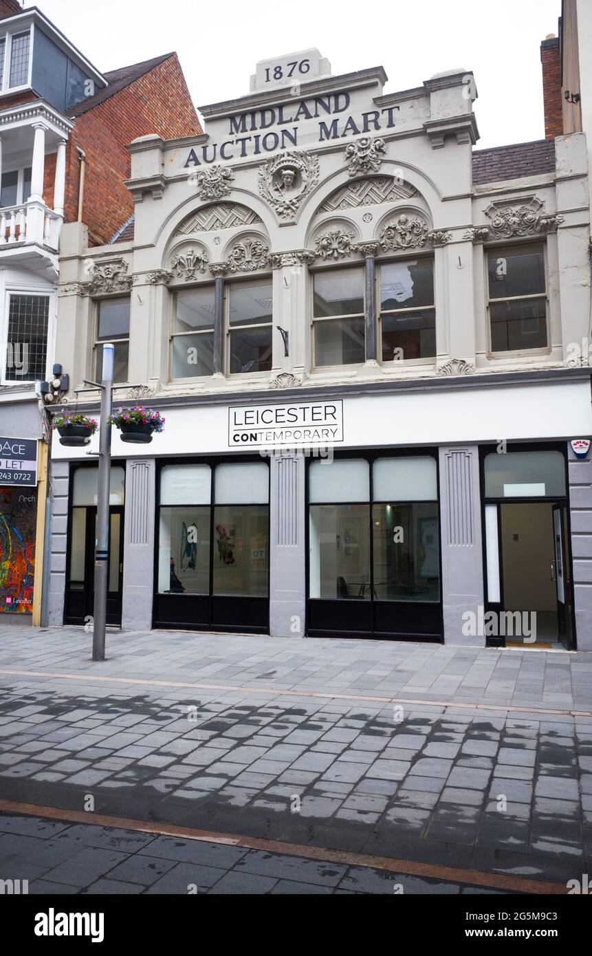 The Leicester contemporary art gallery in the centre of Leicester Stock