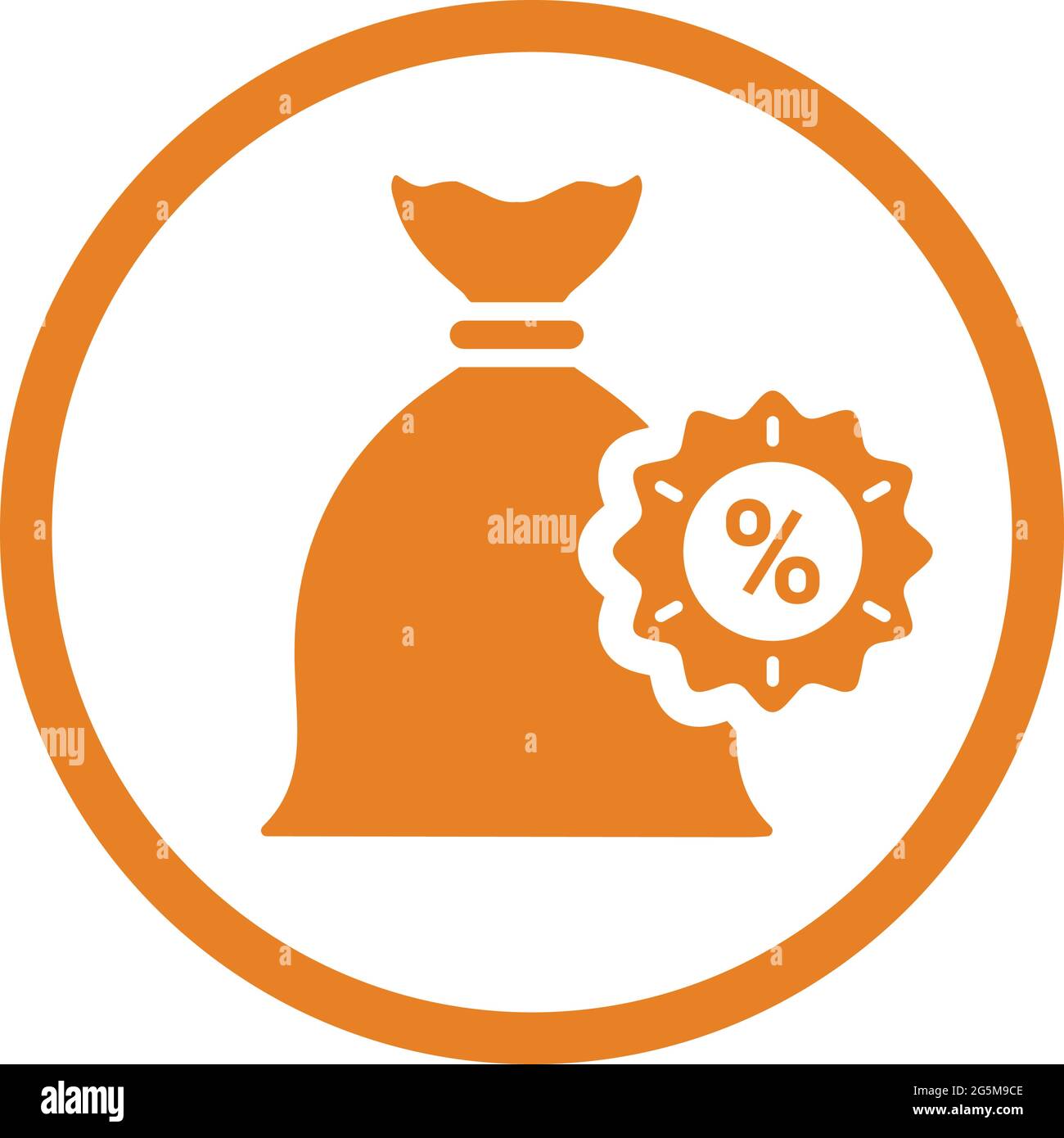 Loan, rate, percentage icon - Simple editable vector EPS file Stock ...
