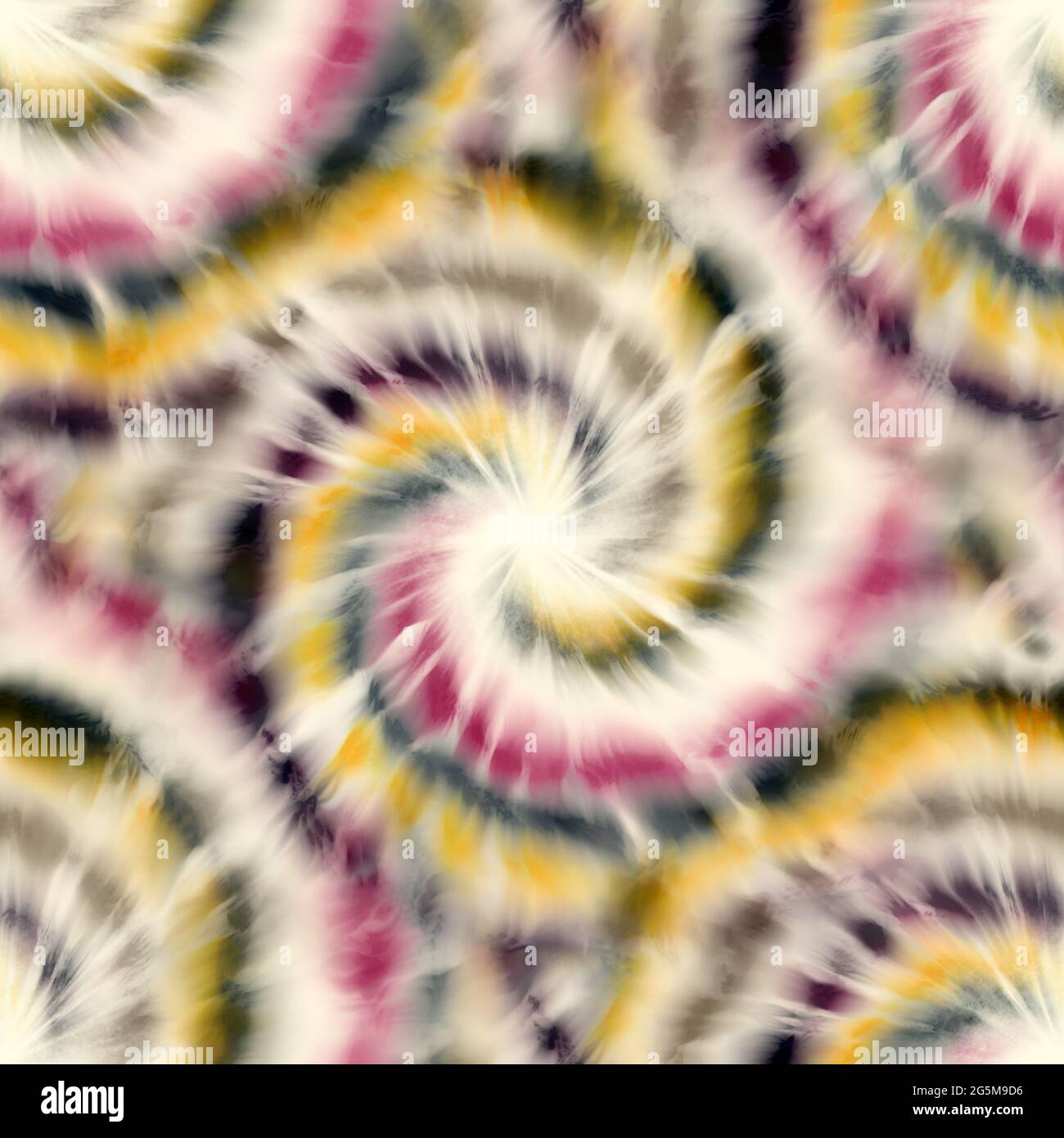 Seamless spiral tie dye pattern for surface design print Stock Photo ...