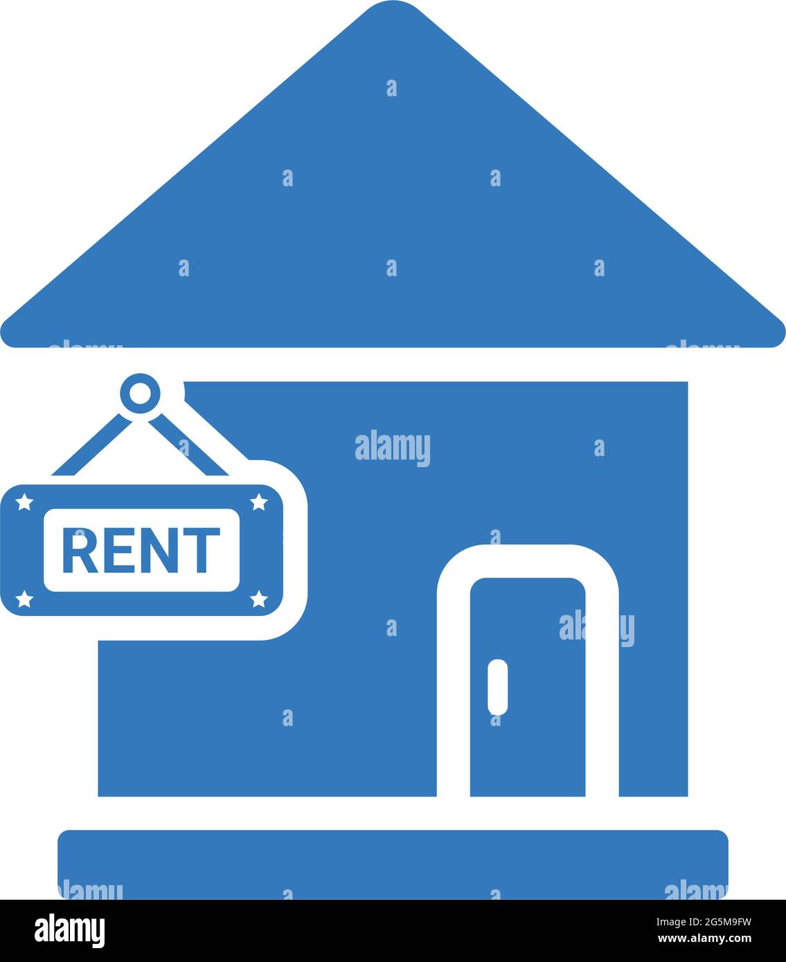 House, rent icon - Simple editable vector EPS file Stock Vector Image ...