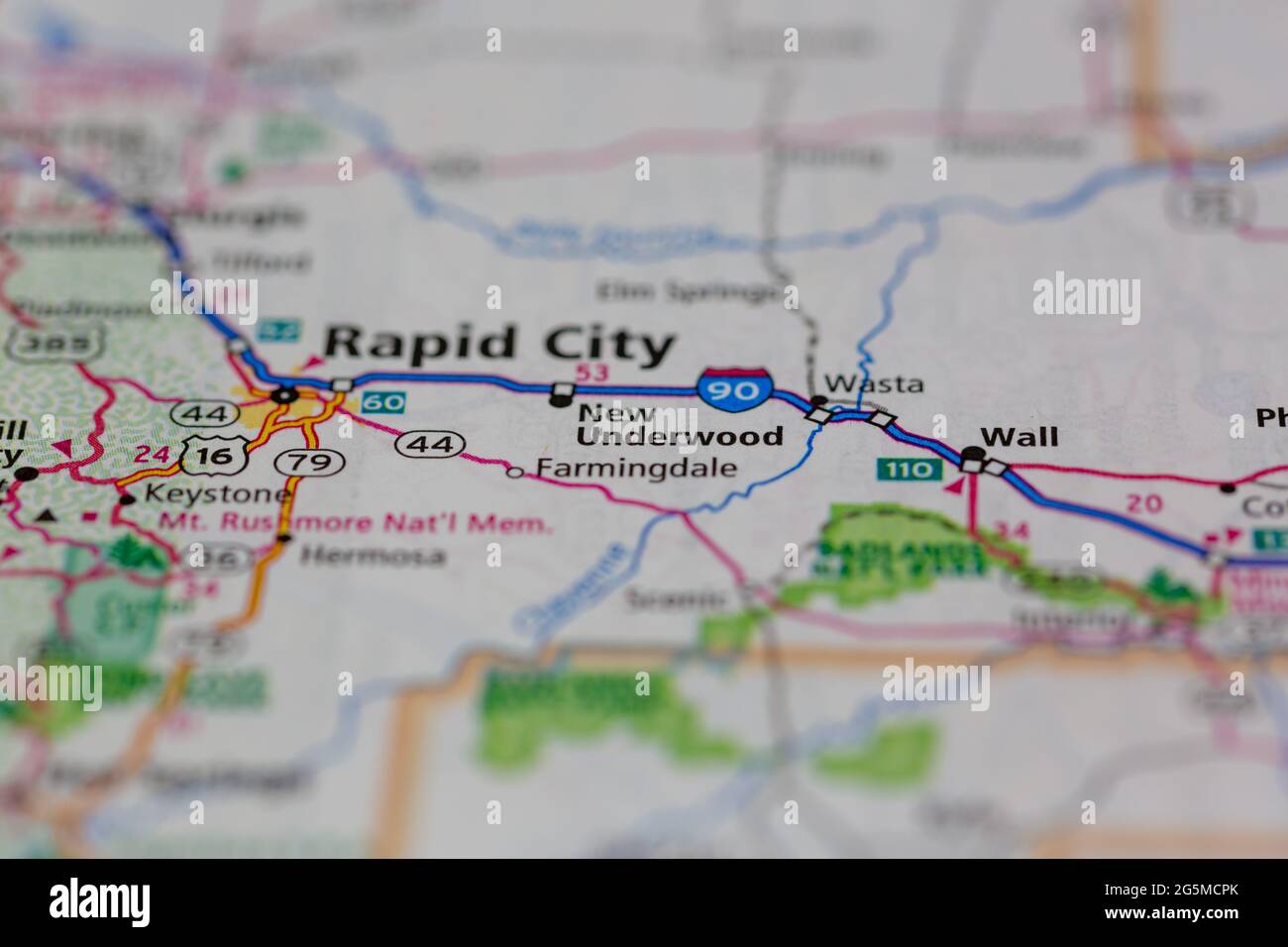 New underwood on a map hires stock photography and images Alamy