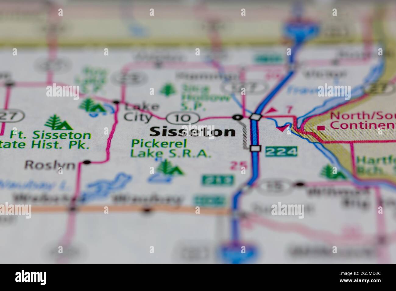 Sisseton south dakota map hires stock photography and images Alamy