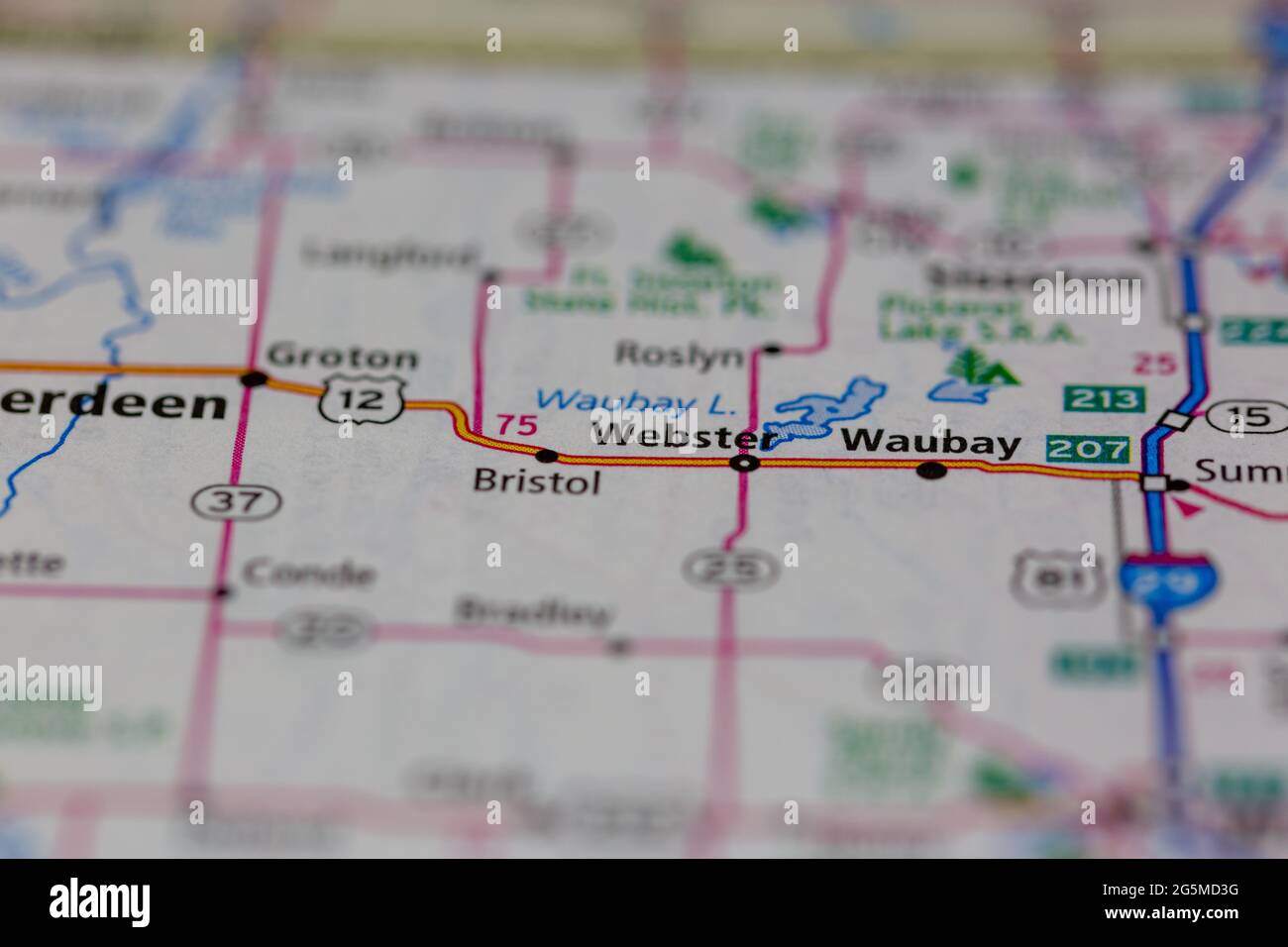 Webster South Dakota Map Webster South Dakota Usa Shown On A Geography Map Or Road Map Stock Photo -  Alamy